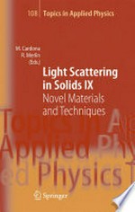 Light Scattering in Solid IX