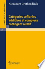 Catégories Cofibrées Additives et Complexe Cotangent Relatif