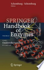 Springer Handbook of Enzymes. Vol. 23 : Class 1 - Oxidoreductases VIII EC 1.5