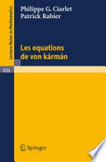 Les Equations de von Kármán