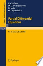 Partial Differential Equations: Proceedings of ELAM VIII, held in Rio de Janeiro, July 14–25, 1986 /
