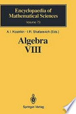 Algebra VIII: representations of finite-dimensional algebras