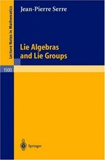 Lie algebras and Lie groups: 1964 lectures given at Harvard University