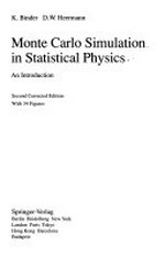 Monte Carlo simulation in statistical physics: an introduction