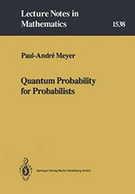 Quantum probability for probabilists
