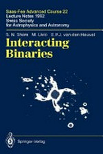 Interacting binaries