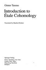 Introduction to Étale cohomology