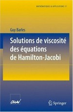 Solutions de viscosité des équations de Hamilton-Jacobi
