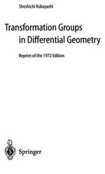 Transformation groups in differential geometry