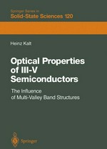 Optical properties of III-V semiconductors: the influence of multi-valley band structures