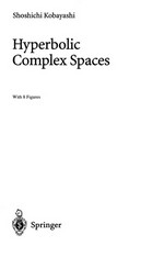 Hyperbolic complex spaces