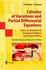 Calculus of variations and partial differential equations: topics on geometrical evolution problems and degree theory 
