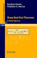 Sharp Real-Part Theorems: A Unified Approach