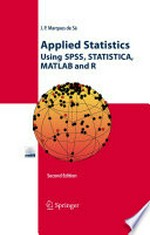 Applied statistics: Using SPSS, STATISTICA, MATLAB and R 