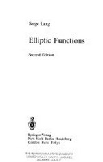 Elliptic functions 