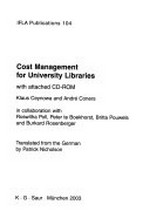 Cost management for University libraries