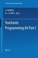 Stochastic Programming 84 Part I