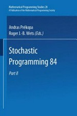 Stochastic Programming 84 Part II
