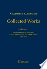 Collected Works: Representations of Functions, Celestial Mechanics and KAM Theory, 1957-1965