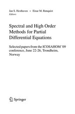 Spectral and High Order Methods for Partial Differential Equations: Selected papers from the ICOSAHOM '09 conference, June 22-26, Trondheim, Norway 