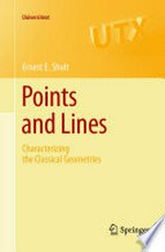 Points and Lines: Characterizing the Classical Geometries 