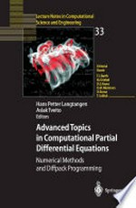 Advanced Topics in Computational Partial Differential Equations: Numerical Methods and Diffpack Programming 