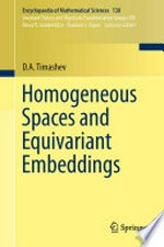 Homogeneous Spaces and Equivariant Embeddings