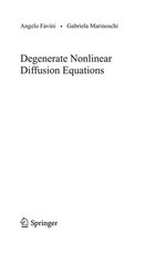 Degenerate nonlinear diffusion equations