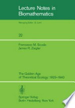 The Golden Age of Theoretical Ecology: 1923–1940