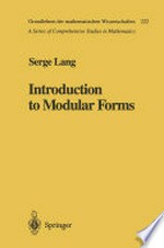Introduction to Modular Forms