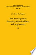 Non-Homogeneous Boundary Value Problems and Applications: Volume II