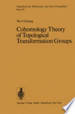 Cohomology Theory of Topological Transformation Groups
