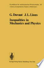 Inequalities in Mechanics and Physics