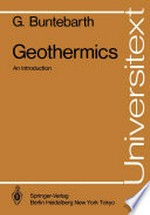 Geothermics: An Introduction /