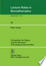 Competition for Space and the Structure of Ecological Communities