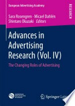 Advances in Advertising Research (Vol. IV) The Changing Roles of Advertising /