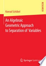 An Algebraic Geometric Approach to Separation of Variables