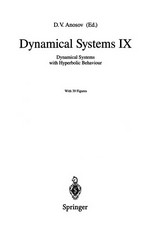 Dynamical Systems IX: Dynamical Systems with Hyperbolic Behaviour 