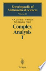 Complex Analysis I: Entire and Meromorphic Functions Polyanalytic Functions and Their Generalizations 