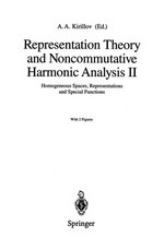 Representation Theory and Noncommutative Harmonic Analysis II: Homogeneous Spaces, Representations and Special Functions /