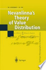 Nevanlinna’s Theory of Value Distribution: The Second Main Theorem and its Error Terms