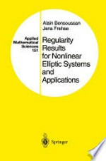 Regularity Results for Nonlinear Elliptic Systems and Applications