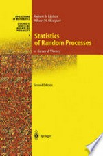 Statistics of Random Processes: I. General Theory 