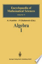 Algebra I: Basic Notions of Algebra 