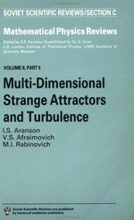 Multi-dimensional strange attractors and turbulence 