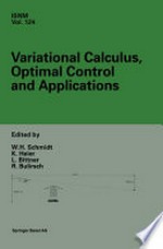 Variational calculus, optimal control and applications: International conference in honour of L. Bittner and R. Klotzler, Trassenheide, Germany, September 23-27, 1996 
