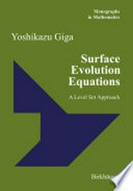 Surface Evolution Equations: A Level Set Approach /
