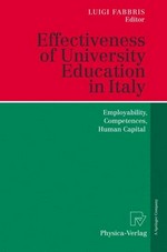 Effectiveness of university education in Italy: employability, competences, human capital