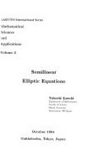 Semilinear elliptic equations