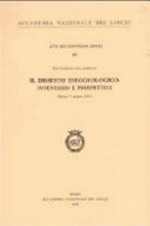 Il dissesto idrogeologico: inventario e prospettive: 19. Giornata dell'ambiente : Roma, 5 giugno 2001